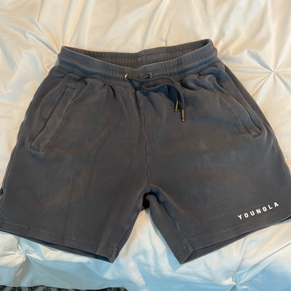 YoungLa gray Perfect shorts for sale good condition size Medium.